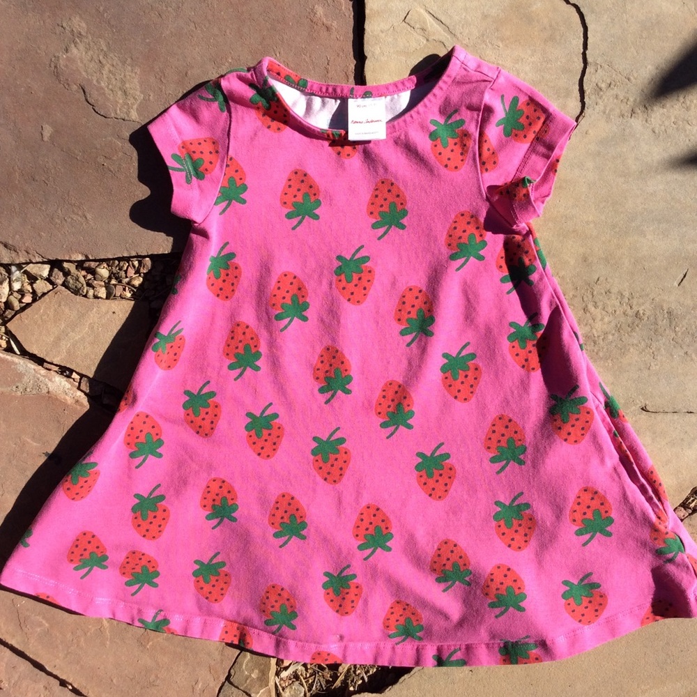 Hanna Andersson Dress / Short Sleeve, Strawberries